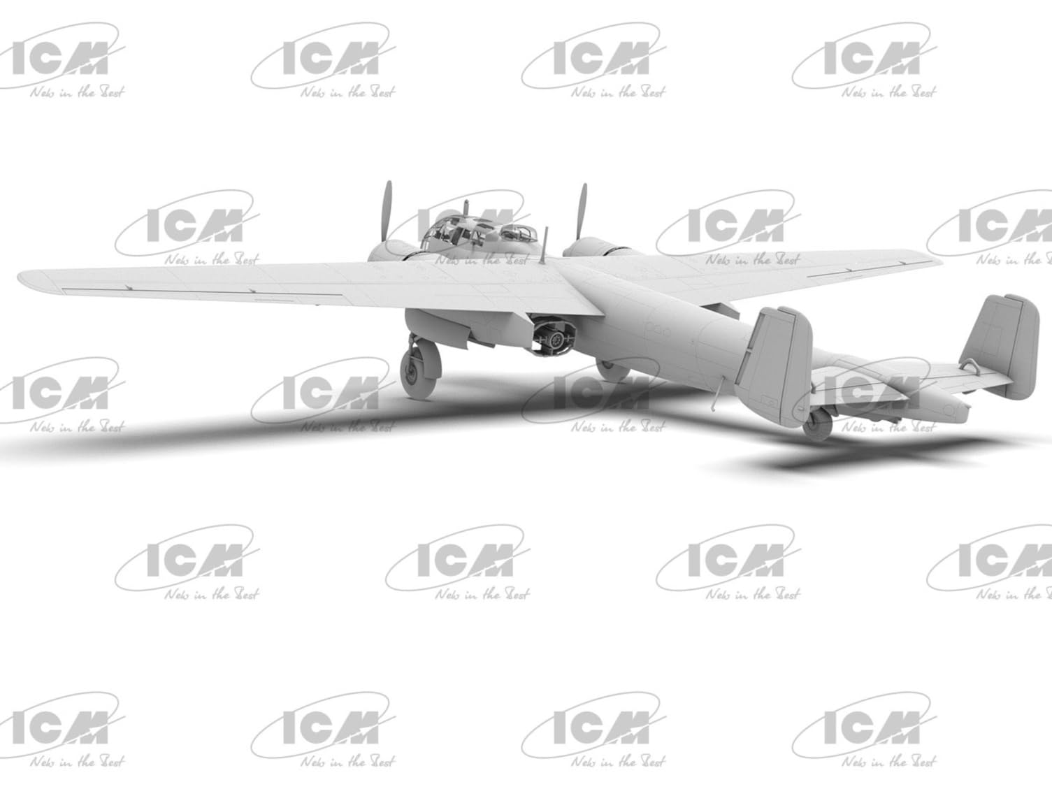 Amazon | ICM 1/48 WW2 ドイツ ドルニエ 217K-2 w/Fritz-X プラモデル
